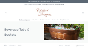 Chilled Designs - Personalized Beverage Tubs