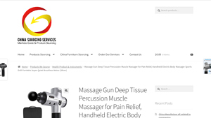 China Sourcing - Massage Gun Deep Tissue Percussion Muscle Massager