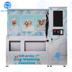 A stock image illustrating chinese dog bath vending machine concepts