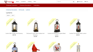 Christmas Mouse - Musical Lantern Table Piece