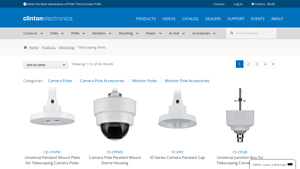 Clinton Electronics - Telescoping Poles and Mounting Solutions
