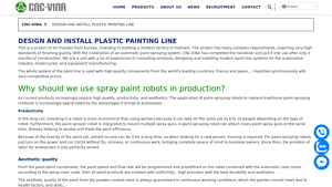CNC Vina - Plastic Painting Line