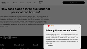 Coca-Cola - Personalized Bulk Orders