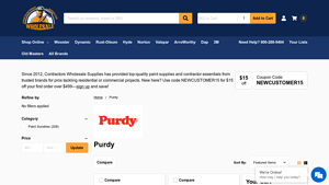 Purdy - 3 Nylon/Polyester Stiff Clearcut Sprig Paint Brush