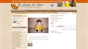 Royal Sealy - Scarecrow Cookie Jar
