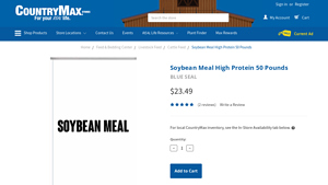 CountryMax - High Protein Soybean Meal 50 lbs