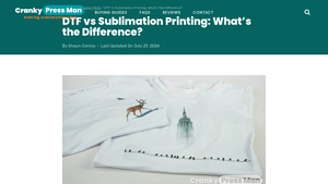 Cranky Pressman - Sublimation Printing Solutions
