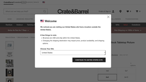 Crate and Barrel - Acrylic Block Picture Frames