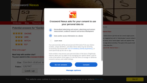 Crossword Nexus - Garden Statue Answers