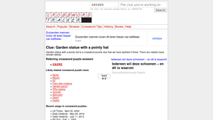 Crossword Tracker - Garden Gnome