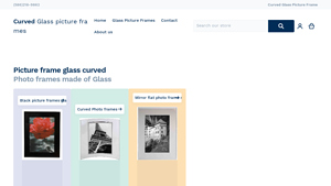 Curved Glass Picture Frames - Key Products