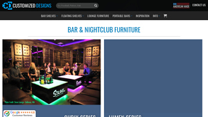 Customized Designs - LED Lighted Lounge Furniture