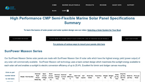 Custom Marine Products - Premium Flexible Marine Solar Panels