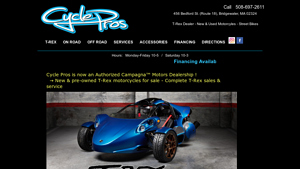 T-Rex Motorcycles - New & Used Three-Wheelers