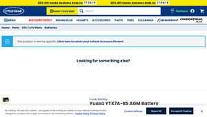 Yuasa - YTX7A-BS AGM Battery