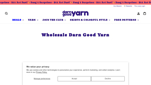 Darn Good Yarn - High-Quality Yarn & Apparel