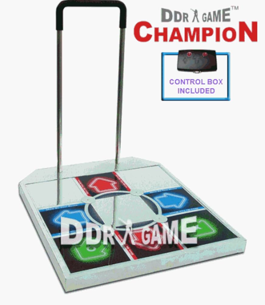 A stock image illustrating ddr dance pad metal concepts