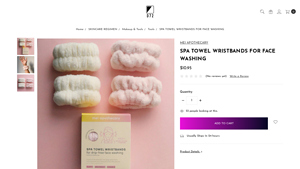 Mei Apothecary - Spa Towel Wristbands for Face Washing