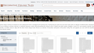 Decorative Ceiling Tiles - Wall Panels & Murals