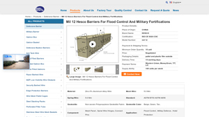 KESCO - Mil 12 Hesco Barriers