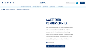 DFA Ingredients - Bulk Sweetened Condensed Milk