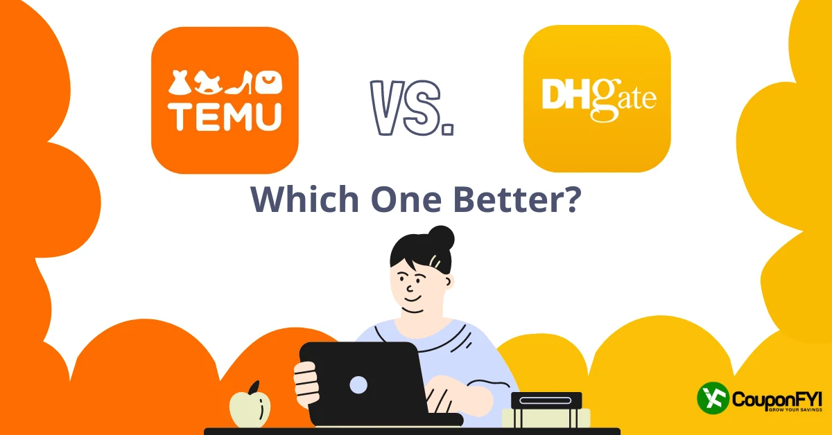 A stock image illustrating dhgate vs temu concepts