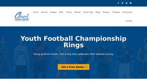Digital Jewelry - Youth Football Championship Rings