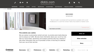 Diotti - Modern Round Bed