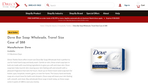 Dove - Travel Size Bar Soap Wholesale