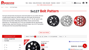 Discounted Wheel Warehouse - 5x127 Bolt Pattern Wheels