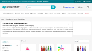 Discount Mugs - Personalized Highlighter Pens