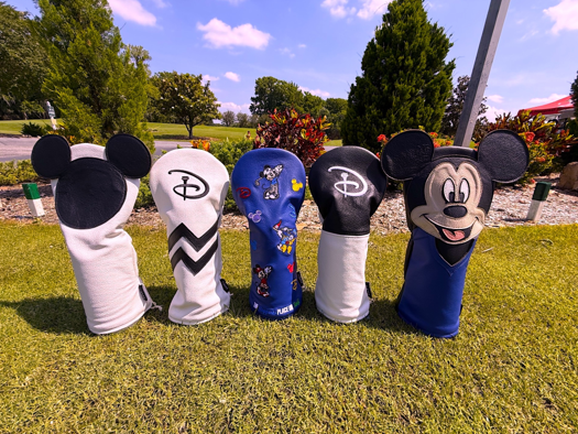 A stock image illustrating disney headcovers golf concepts