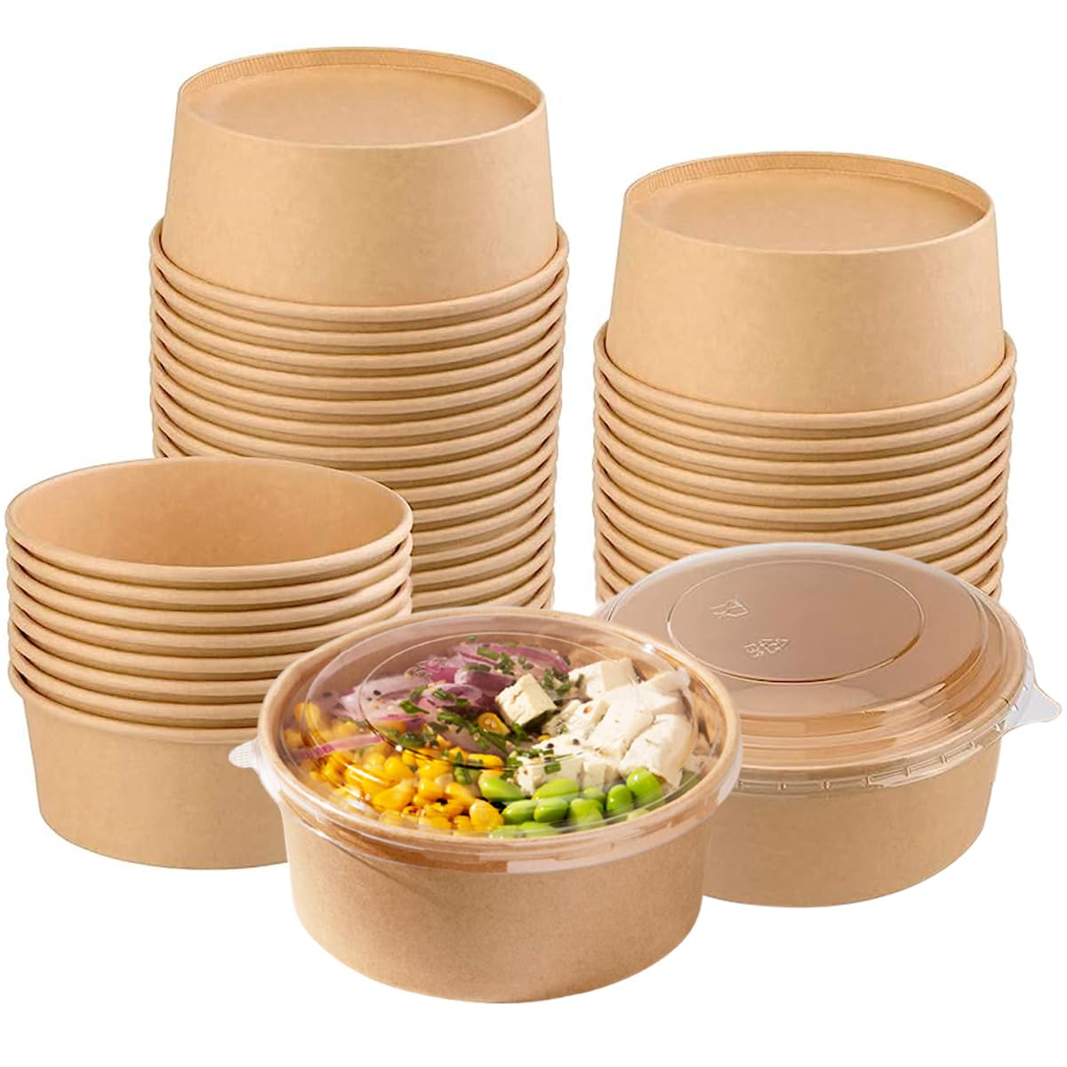 A stock image illustrating disposable ramen bowls concepts