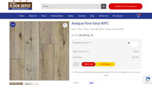 Resilienta - Antique Pine Vinyl WPC