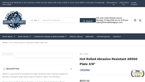 DM Steel - AR500 Abrasion Resistant Plate