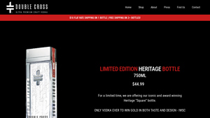 Double Cross - Heritage Vodka 750ml