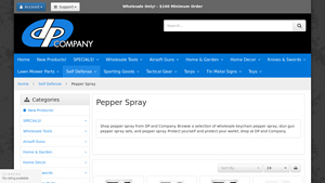 DPCI Wholesale - Pepper Spray Keychains