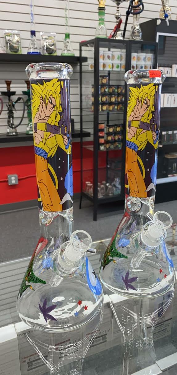 A stock image illustrating dragon ball z bong concepts