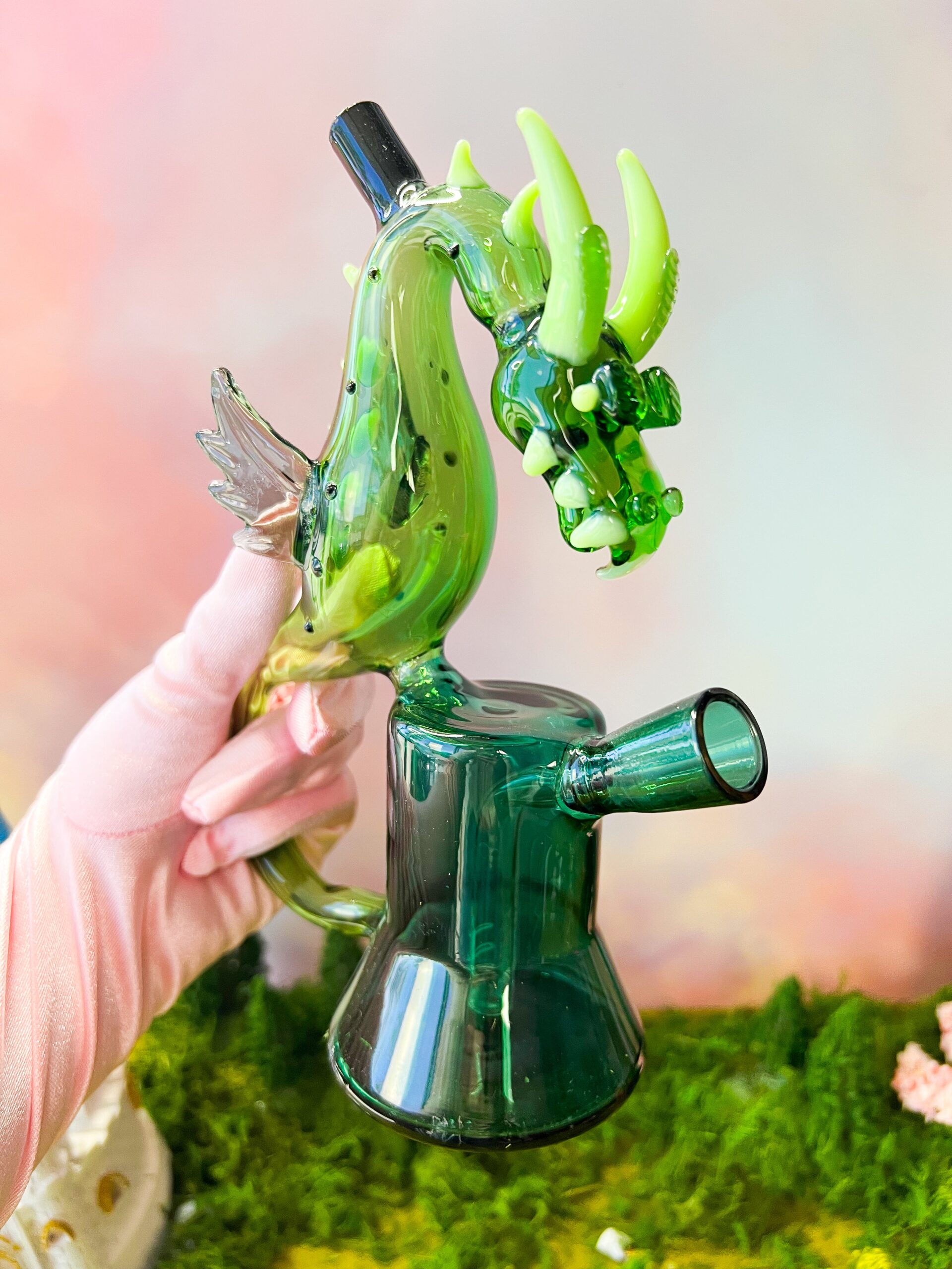 A stock image illustrating dragon bongs concepts