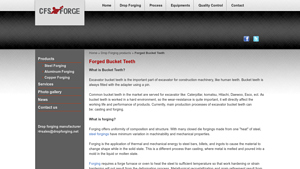Drop Forging - Forged Bucket Teeth