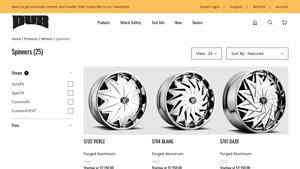 DUB Wheels - Forged Aluminum Spinners