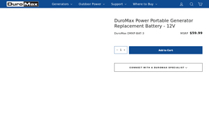 DuroMax - Portable Generator Replacement Battery