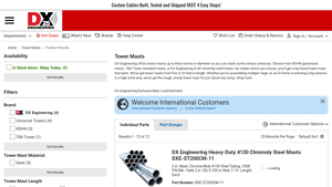 DX Engineering - Tower Masts