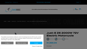 EAGS - Just-E Z6 Electric Motorcycle