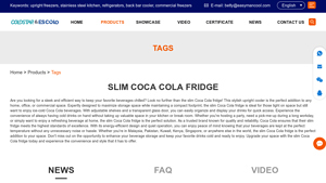 EasyManCool - Slim Coca Cola Fridge