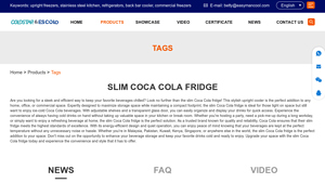 EasyMan - Slim Coca Cola Fridge