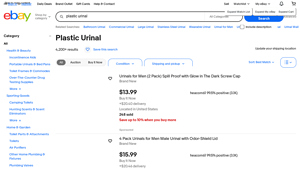 Plastic Urinals - Key Product Details