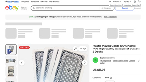Plastic Playing Cards - High Quality 100% PVC
