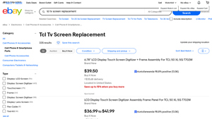TCL - TV Screen Replacement