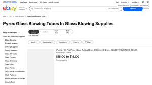 Pyrex - Glass Blowing Tubes 12 Inch